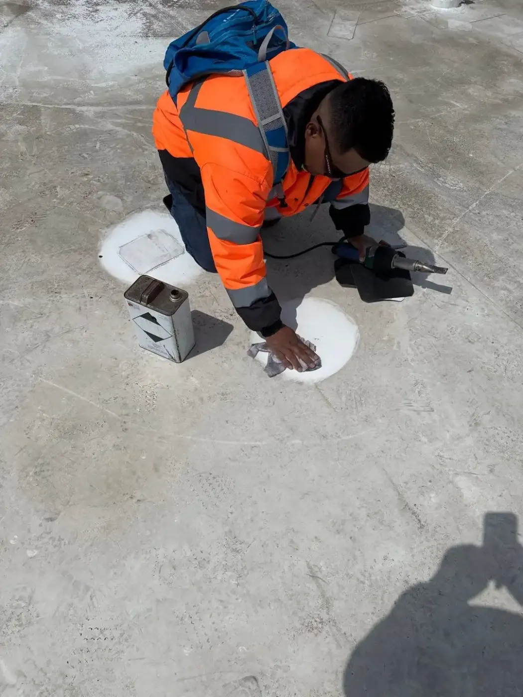 Flashing and seam work in Mooreland
